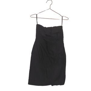 Ann Taylor loft  Black Strapless lined Dress size 0